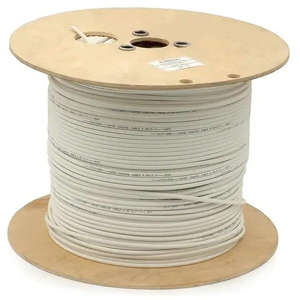 4 Conductor Speaker Cable, 14AWG, 500ft Length, White - - Mounts For Less