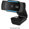 Adesso - 1080P HD WebCam, Auto Focus, Dual Built-in Microphone, Blue - - Mounts For Less