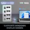 Adesso - CyberHub 5020 USB-C to 2 HDMI Ports Adapter, High Speed 4K Throughput - - Mounts For Less