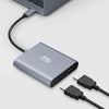 Adesso - CyberHub 5020 USB-C to 2 HDMI Ports Adapter, High Speed 4K Throughput - - Mounts For Less