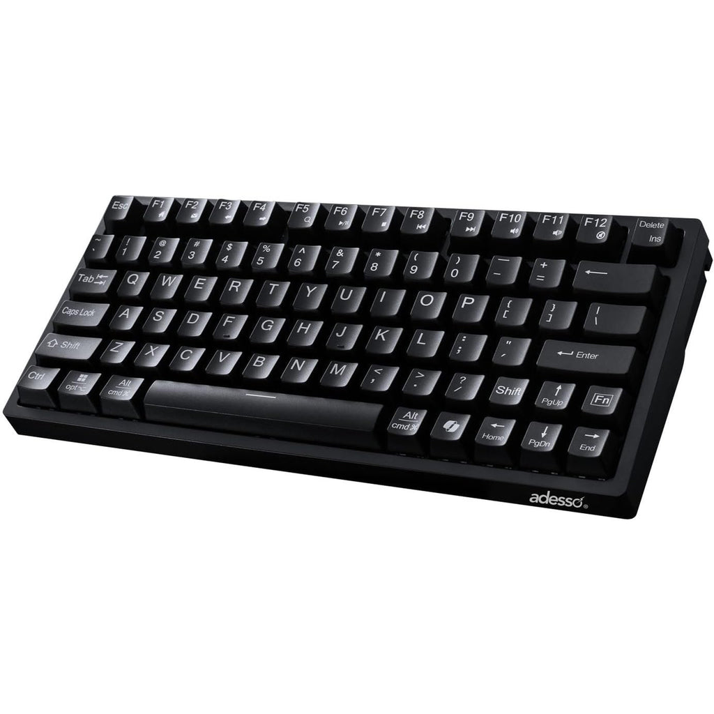 Adesso - EasyTouch 610 Compact Wired Mechanical Keyboard with Co-Pilot Shortcut, Black - - Mounts For Less