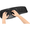 Adesso - Wireless Ergonomic Keyboard and Mouse Set, French-Canadian, Black - - Mounts For Less