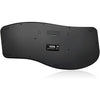 Adesso - Wireless Ergonomic Keyboard and Mouse Set, French-Canadian, Black - - Mounts For Less