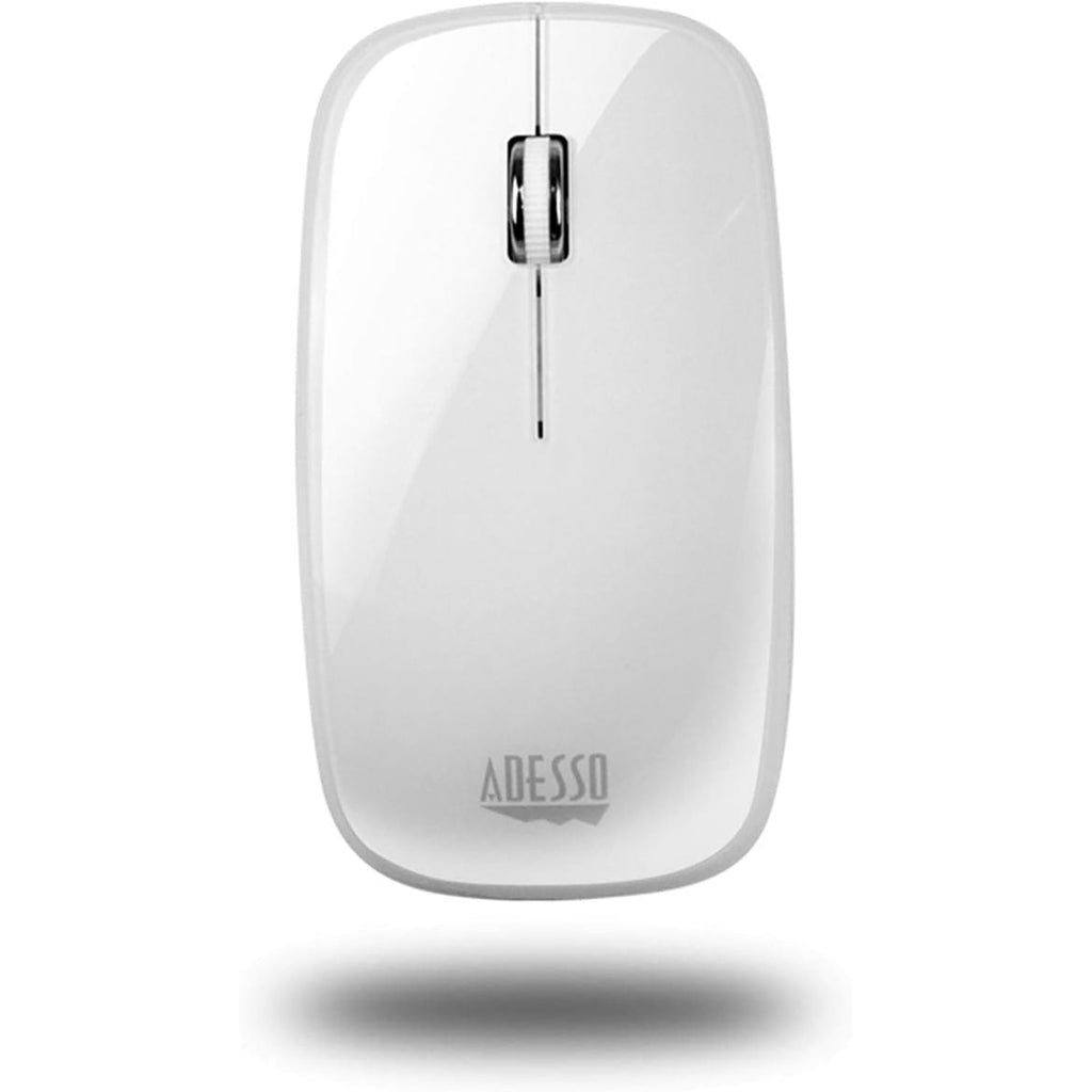 Adesso - Wireless Optical Mouse, Bluetooth, 1000DPI, White - - Mounts For Less
