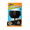 AmorAll - 12-Volt Auxiliary Power Socket With Two USBs for Car, Black - - Mounts For Less