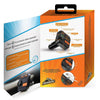 ArmorAll - Bluetooth FM Transmitter and USB Car Charger, Black - - Mounts For Less