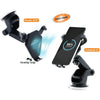 ArmorAll - Car Phone Holder with Integrated Wireless Charger, Black - - Mounts For Less
