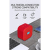 BWOO BS-54G - Portable Waterproof Bluetooth 5.0 Speaker with TF Card, AUX, USB, FM, Grey - - Mounts For Less