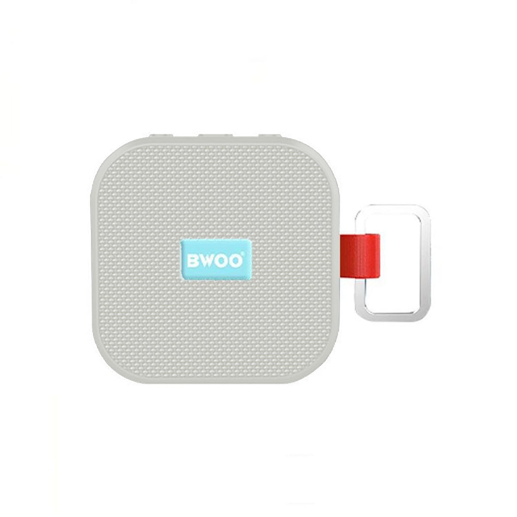 BWOO BS-54G - Portable Waterproof Bluetooth 5.0 Speaker with TF Card, AUX, USB, FM, Grey - - Mounts For Less