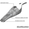 Black + Decker - Wireless Hand Vacuum Cleaner with Washable Filter and Wall Charger, White - - Mounts For Less