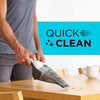 Black + Decker - Wireless Hand Vacuum Cleaner with Washable Filter and Wall Charger, White - - Mounts For Less