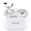 Boost - Wireless In-Ear Headphones with Touch Controls and Charging Case, White - - Mounts For Less