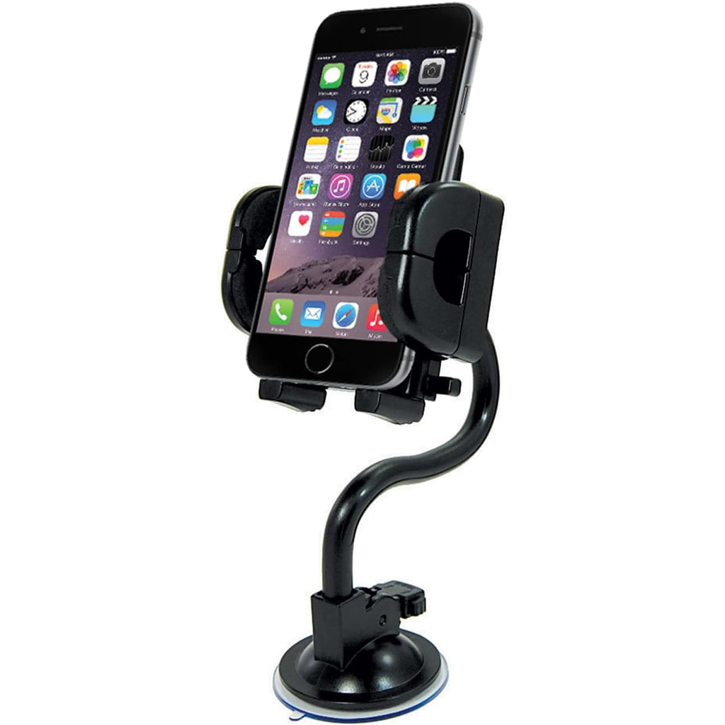 Bracketron - Universal Grip-it Phone Holder for Car Windshield, Black - - Mounts For Less