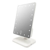 CJ Tech - Standing Mirror with LED Lighting, Bluetooth Speakers and Built-in Wireless Charger, White - - Mounts For Less