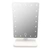 CJ Tech - Standing Mirror with LED Lighting, Bluetooth Speakers and Built-in Wireless Charger, White - - Mounts For Less