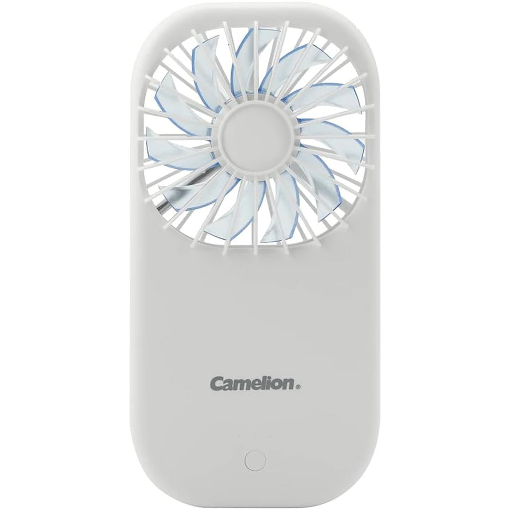 Camelion - 3800Mah Power Bank/Portable Charger with Mini Fan, White - - Mounts For Less