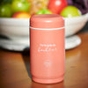 Chantal Lacroix - “Bonheur” Stainless Steel Thermos, 18oz Capacity, Coral - - Mounts For Less