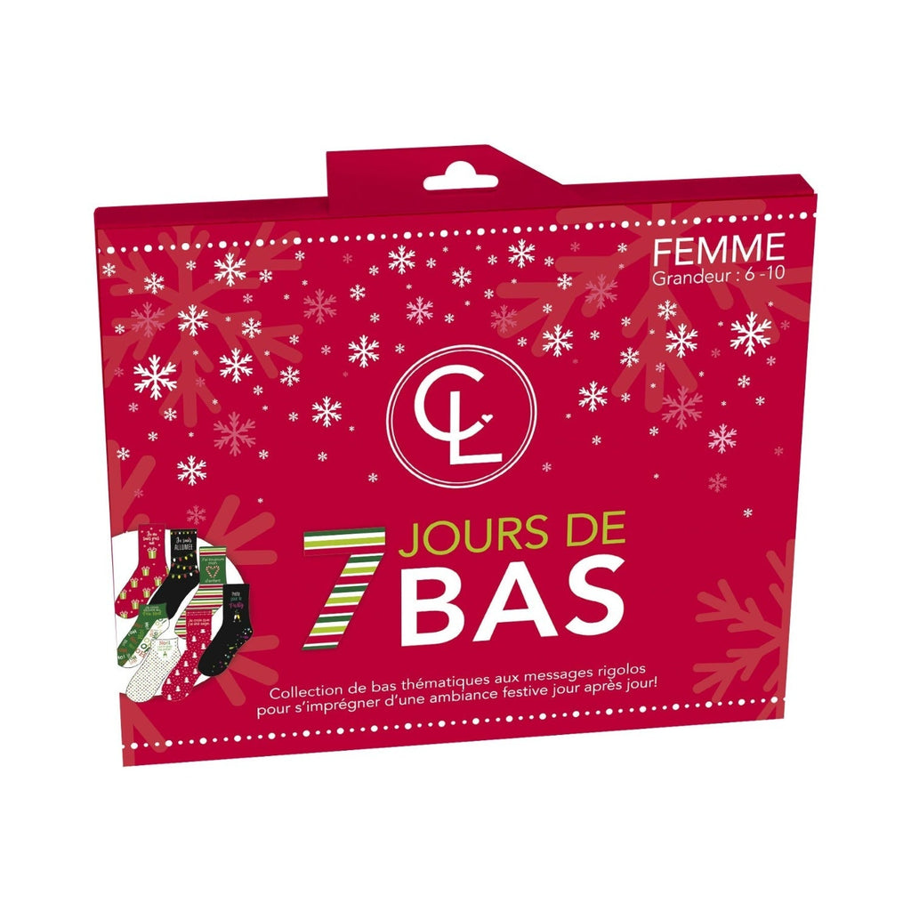 Chantal Lacroix - Christmas Stocking Advent Calendar, For Women Size 6-10 - - Mounts For Less