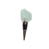Chantal Lacroix - “Intuition” Fluorite Wine Stopper in Stainless Steel - - Mounts For Less