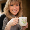 Chantal Lacroix - “Mom” Coffee Cup and Stainless Steel Bracelet Duo - - Mounts For Less