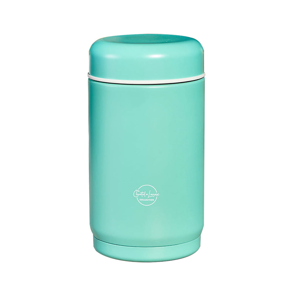 Chantal Lacroix - Thermos in Stainless Steel, 18 oz Capacity, Turquoise - - Mounts For Less