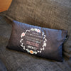 Chantal Lacroix - “To my teacher” Decorative Cushion, 17" x 13" - - Mounts For Less