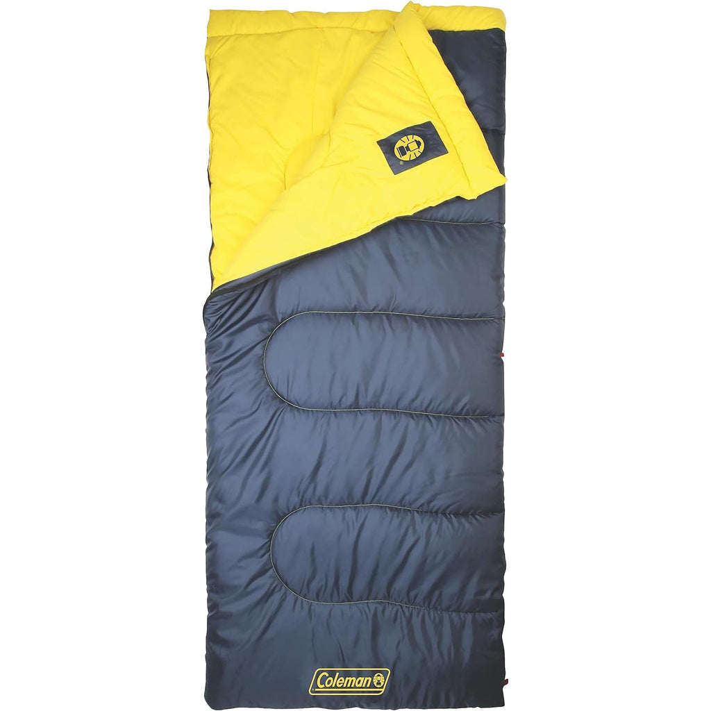Coleman - Palmetto Sleeping Bag, ThermoTech Insulation, Up to 5°C, Blue and Yellow - - Mounts For Less