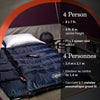 Coleman - SkyDome 4 Person Camping Tent, 5 Minute Setup, Blackberry - - Mounts For Less