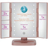 Conair TGBE90C - Three-Tier Makeup Mirror with LED Lighting, Pink - - Mounts For Less