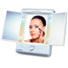 Conair TGTM7LXC - Three-Flap Mirror with 4 Light Settings, 5x or 1x Magnification, White - - Mounts For Less