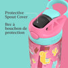 Contigo - Children's Water Bottle, Leak-Proof Lid, 414ml Capacity, Alpaca pattern - - Mounts For Less