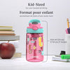 Contigo - Children's Water Bottle, Leak-Proof Lid, 414ml Capacity, Alpaca pattern - - Mounts For Less