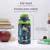 Contigo - Children's Water Bottle, Leak-Proof Lid, 414ml Capacity, Dog Pattern - - Mounts For Less