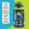 Contigo - Children's Water Bottle, Leak-Proof Lid, 414ml Capacity, Dog Pattern - - Mounts For Less