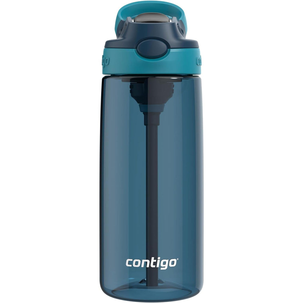 Contigo - Children's Water Bottle, Leak-Proof Lid, 591ml Capacity, Blue - - Mounts For Less