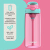 Contigo - Children's Water Bottle, Leak-Proof Lid, 591ml Capacity, Pink - - Mounts For Less