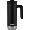 Contigo - Stainless Steel Travel Mug, Insulated, SnapSeal System, 20oz Capacity, Black - - Mounts For Less