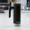 Contigo - Stainless Steel Travel Mug, Insulated, SnapSeal System, 20oz Capacity, Black - - Mounts For Less