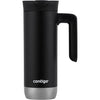 Contigo - Stainless Steel Travel Mug, Insulated, SnapSeal System, 20oz Capacity, Black - - Mounts For Less