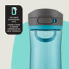 Contigo - Water Bottle with Leak-Proof and Locking Lid, BPA Free, 709ml Capacity, Aqua - - Mounts For Less