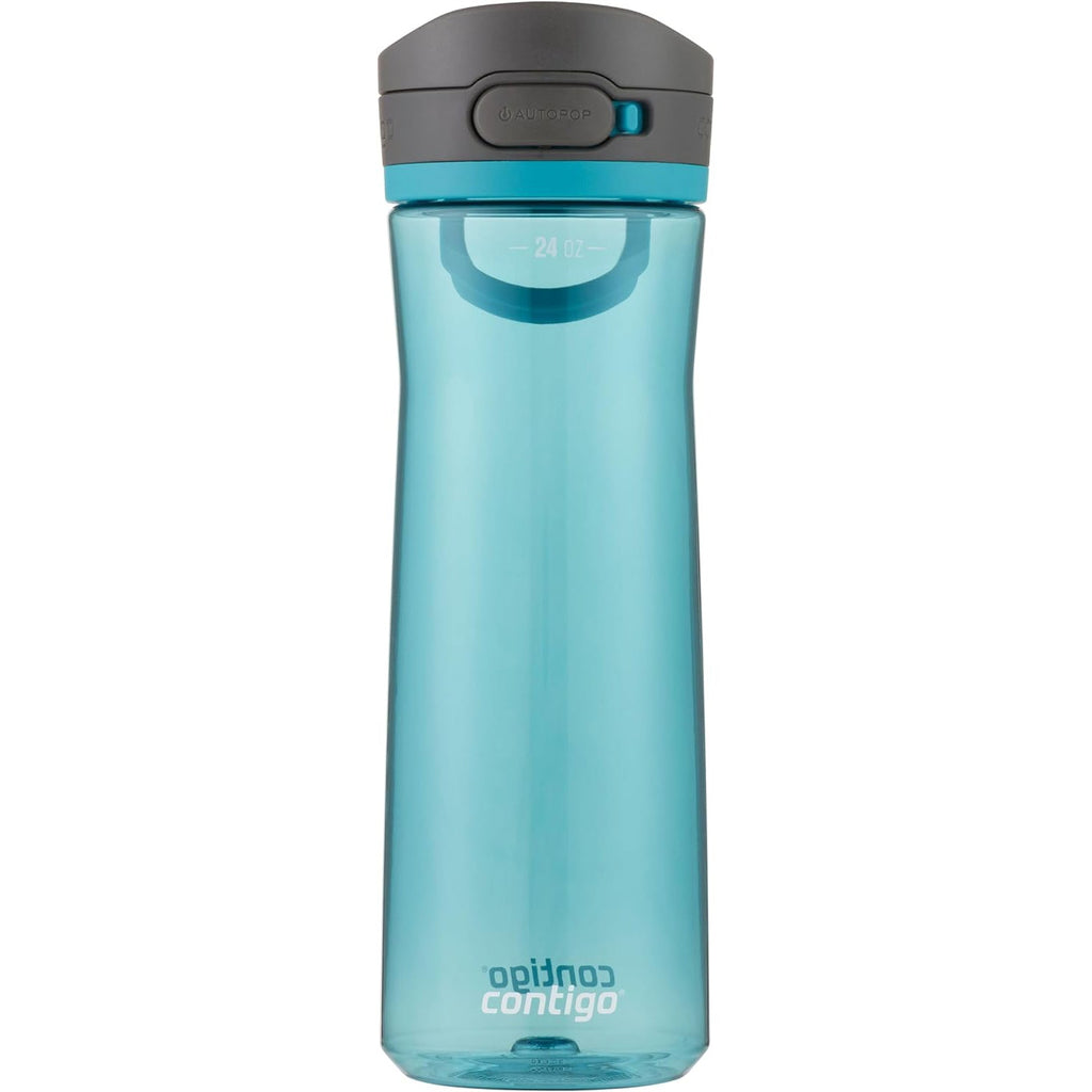 Contigo - Water Bottle with Leak-Proof and Locking Lid, BPA Free, 709ml Capacity, Aqua - - Mounts For Less