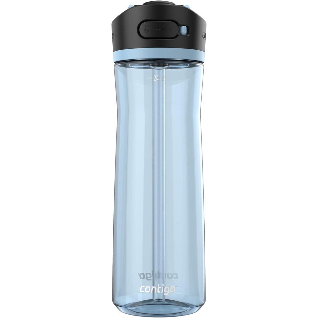 Contigo - Water Bottle with Leak-Proof and Locking Lid, BPA Free, 709ml Capacity, Blue - - Mounts For Less