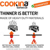 Cookina - Reusable Grilling Mat for BBQ, Non-Stick, Easy to Clean, Black - - Mounts For Less