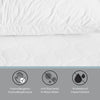 Cotton House - 100% Cotton Quilted Mattress Protector, Waterproof and Hypoallergenic, King Size, White - - Mounts For Less