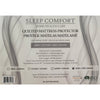 Cotton House - 100% Cotton Quilted Mattress Protector, Waterproof and Hypoallergenic, King Size, White - - Mounts For Less