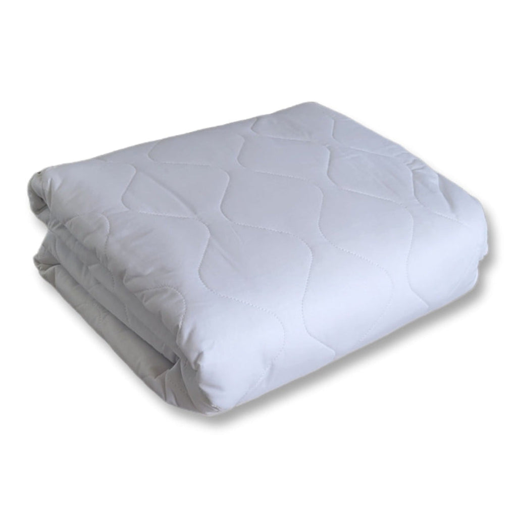 Cotton House - 100% Cotton Quilted Mattress Protector, Waterproof and Hypoallergenic, King Size, White - - Mounts For Less