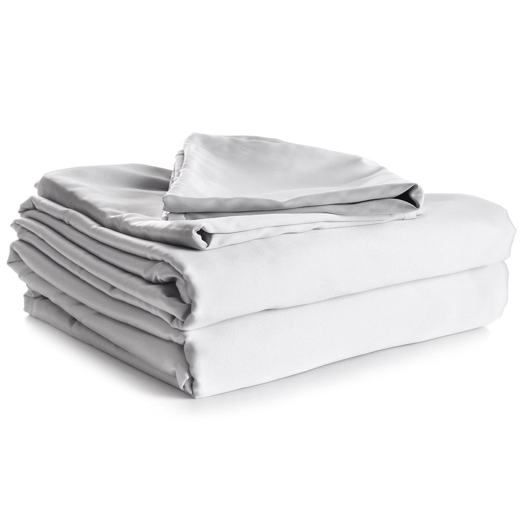 Cotton House - 100% Cotton Sheet Set, 450 Thread Count, Queen Size, White - - Mounts For Less