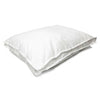 Cotton House - 100% Micro Gel Fiber Pillow, Cotton Shell, King Size, Made in Canada - - Mounts For Less