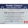 Cotton House - 100% Micro Gel Fiber Pillow, Cotton Shell, Queen Size, Made in Canada - - Mounts For Less