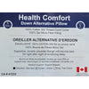 Cotton House - 100% Micro Gel Fiber Pillow, Cotton Shell, Standard Size, Made in Canada - - Mounts For Less